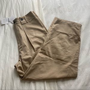 Zara wide leg pleated trousers